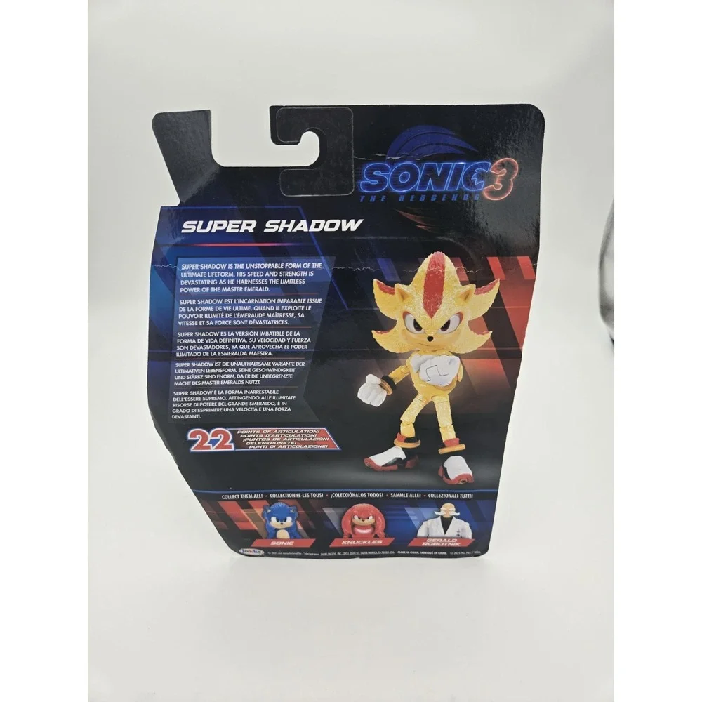 Sonic The Hedgehog 3 Movie Wave 3 SUPER SHADOW 5
